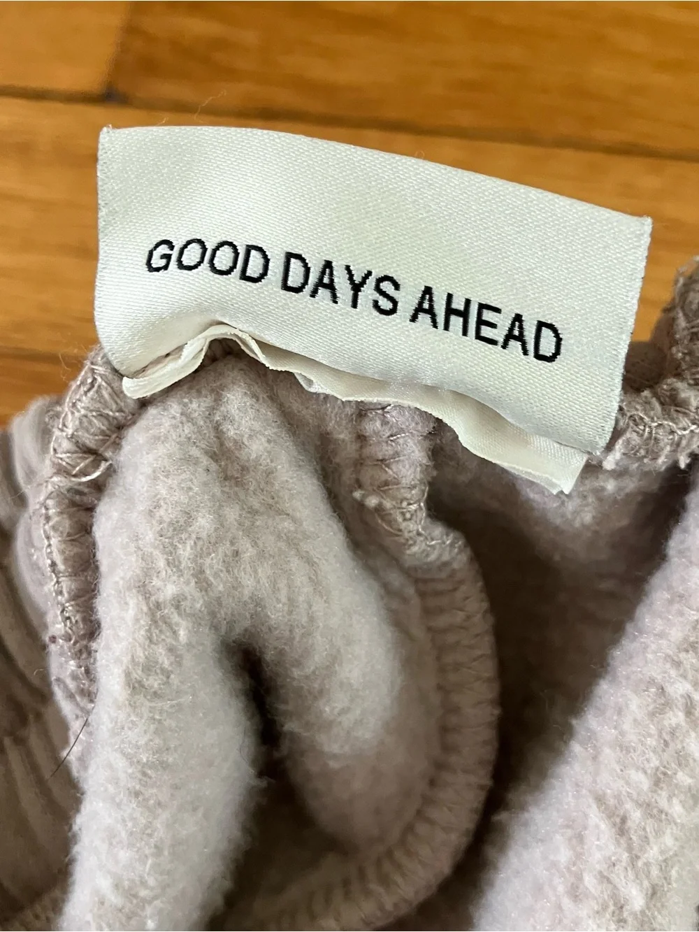 Comfrt Beige Neutral Cozy High Rise Lounge Sweats Sweatpants XL Extra Large - Picture 5 of 13